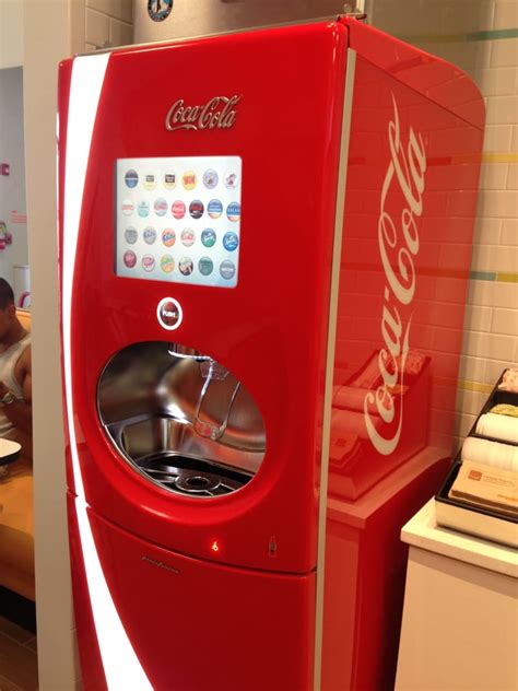 The machine allows users to select from mixtures of flavors of Coca-Cola branded products which are then individually dispensed. . Coca cola freestyle machine for sale